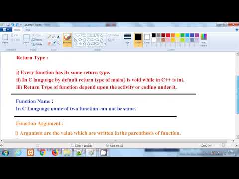 C Programming The First C Language Program Part 1