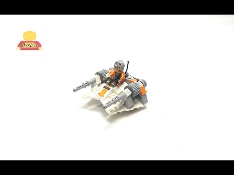 Vidéo LEGO Star Wars 75074 : Snowspeeder