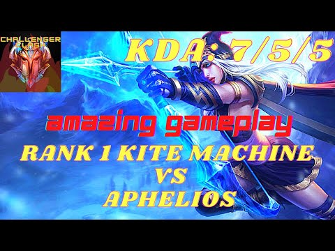 League of Legends SOLOQ EUW RANK 1 Kite Machine Ashe VS Aphelios   EUW