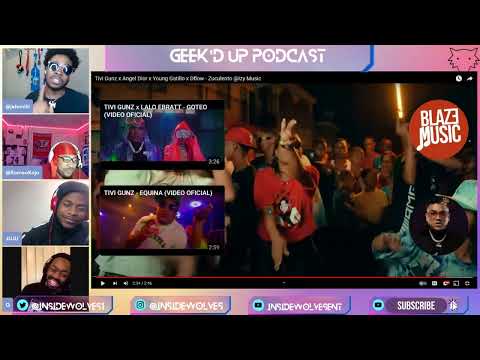 Tivi Gunz x Angel Dior x Young Gatillo x Dflow - Zuculento @Izy Music(REACTION)IW REACTS