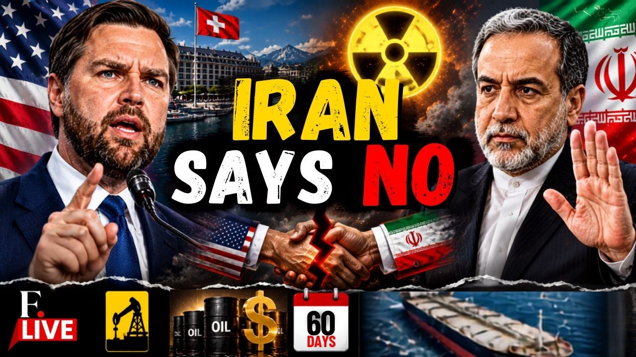 US Iran Deal LIVE UPDATED: Iran Rejects JD Vance Nuclear Claim After High-Stakes Talks