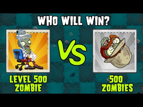 PvZ 2 – Giant Zombie ZCorp Chair Racer Level 100 vs 500 Zombies Level 1 | Veram