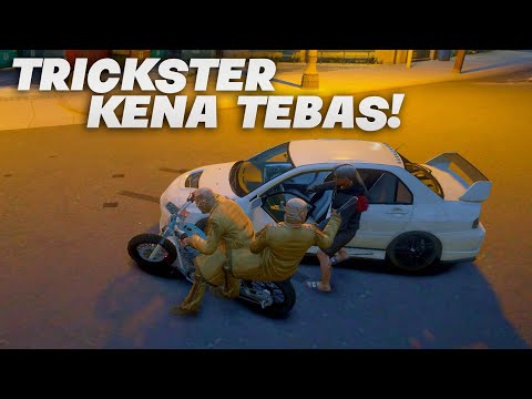 PRANK TRICKSTER SAMPAI DITEMBAKIN DAN DITABRAK! NGERI! - GTA V RP INDONESIA #trickster #hopefully
