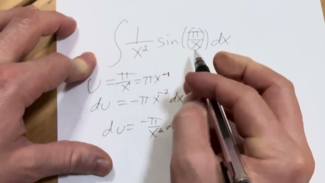 Integrating (1/x^2)*sin(pi/x)
