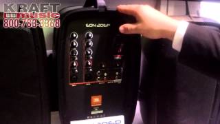 Video thumbnail for Kraft Music - JBL EON 206P Powered Portable PA System NAMM 2015 by Kraft Music
