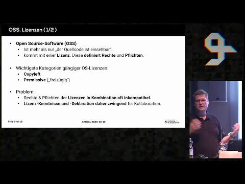 Video Thumbnail: Andreas Haerter: FSFE REUSE: Einfache Lizenz- und Quellenverwaltung für Software-Projekte