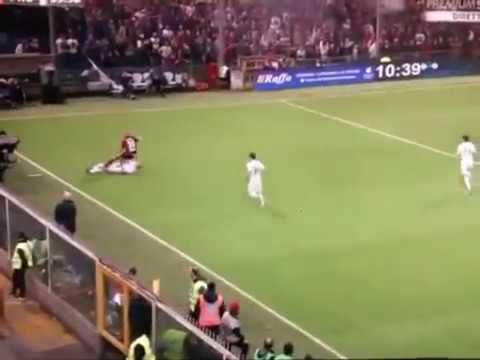 L' espulsione di paletta Genoa milan