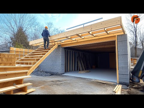 Couple Builds Dream Garage for $5000 in 31 Days | Start to Finish DIY Build by @Weandnature