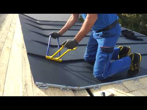 Spengler Doppelfalz Blechdach