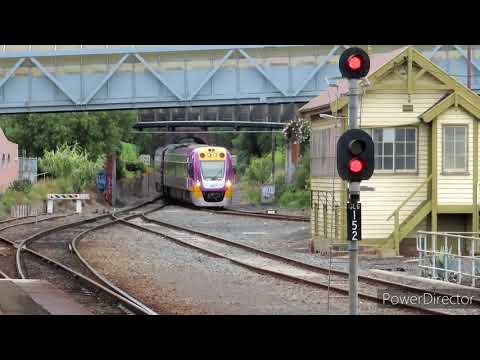Geelong station, VLocity activity.