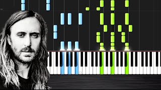David Guetta - Hey Mama ft. Nicki Minaj - Piano Cover/Tutorial by PlutaX - Synthesia
