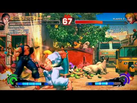 SSF4 AE:2012 ThankyouPath (Ryu) vs LeviStrauss1829 (Ken)