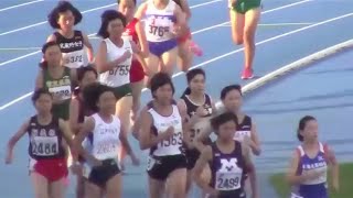 2014東京私立中学高等学校陸上競技 女子高校1500m 決勝TR3組