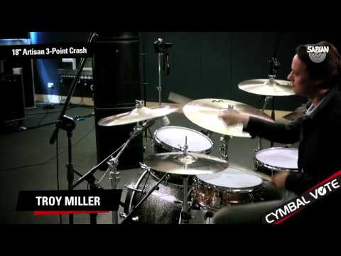 CYMBAL VOTE - Troy Miller Demo's the 18" Artisan 3-Point Crash