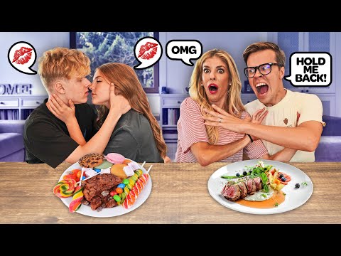 First DOUBLE DATE with Rebecca Zamolo TEEN vs ADULT **Couples Challenge**❤️| Piper Rockelle