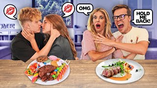 First DOUBLE DATE with Rebecca Zamolo TEEN vs ADULT **Couples Challenge**️| Piper Rockelle video