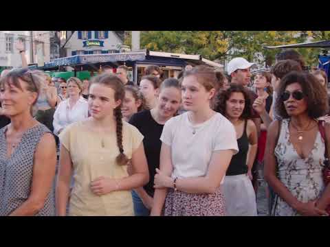 Flashmob Verdi ‹Dies Irae› von Gymchöre Liestal und Muttenz & Sinfonieorchester Basel