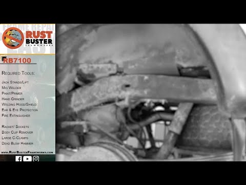 RB7100 - 95-04 Tacoma Rear Frame Stiffeners Installation Guide