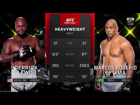 Derrick Lewis vs Marcos Rogerio De Lima | Highlights before the match