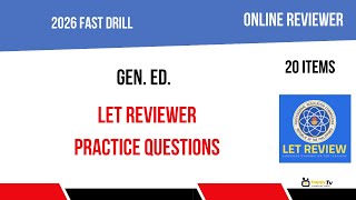 LET Reviewer Drill – Part 4 | Practice Questions