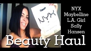 Beauty Haul: NYX Maybelline L.A. Girl Sally Hansen / Mi Compra: Maquillaje Profesional y de farmacia