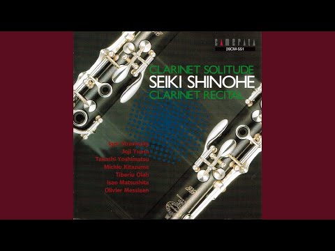 3 Pieces for Clarinet Solo: No. 1, —