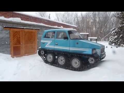 Необычный вездеход из "Москвича" от русского механика