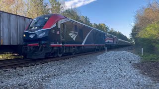 CSX X409 Stops For The SB Silver Star 91 With Pepsi-Can HU Trailing in Petersburg, VA | 04.07.24