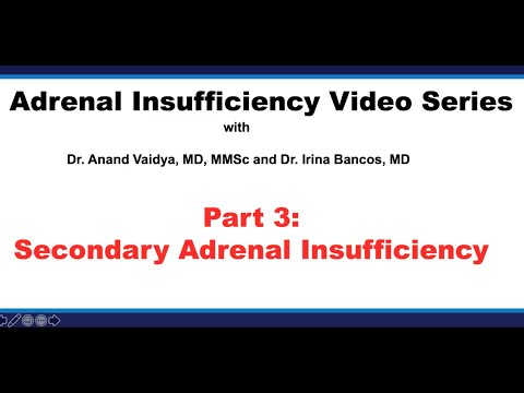 Part 3 : Secondary Adrenal Insufficiency