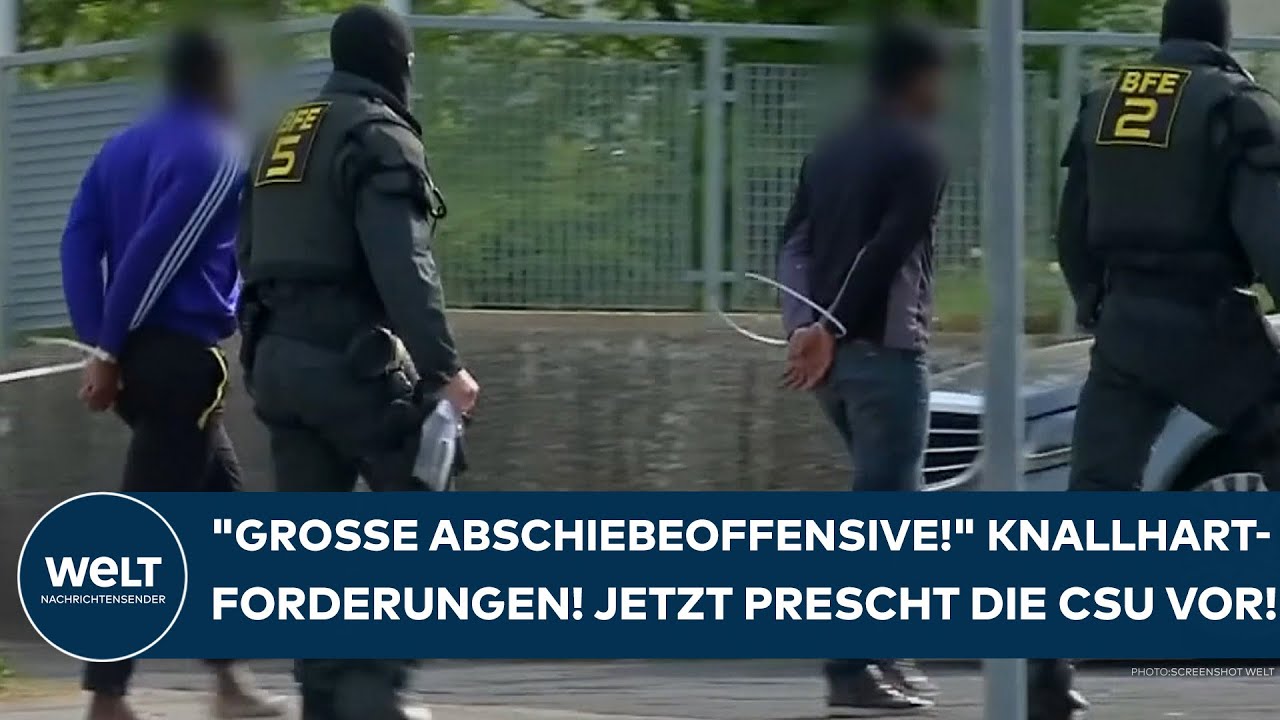 DEUTSCHLAND: "Große Abschiebeoffensive im neuen Jahr!" Knallhart-Forderungen! Jetzt prescht CSU vor!