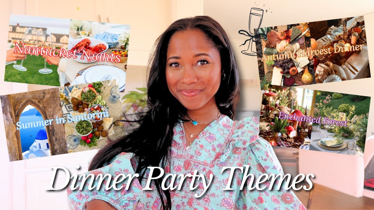 dinner party ideas for every month of the year ✨