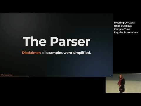 Compile time regular expressions - Hana Dusíková - Meeting C++ 2018
