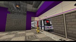 BANANA CAT MISSED THE TRAIN【Yes Steve Model】【Minecraft Transit Railway】