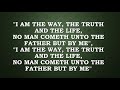 THE WAY THE TRUTH THE LIFE  hymn 20
