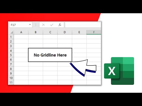 How to Remove Gridlines From Specific Cells in Excel