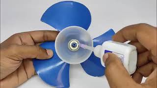 ساخت پنکه کوچک خانگی با چراغ led