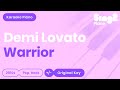 Warrior - Demi Lovato (Karaoke Version) 