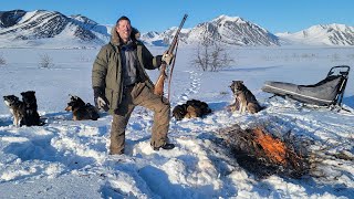 3 Days Camping Hunting and Mushing in the Arctic