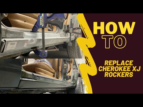 How to replace Cherokee XJ rocker panels step by step