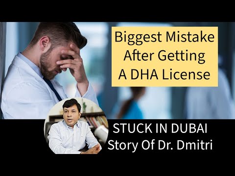 Dr. Dmitri's Dubai Dilemma that made him Stuck in Dubai : Biggest Mistake After getting DHA License — Dubai healthcare video by Spectronix Consultancy