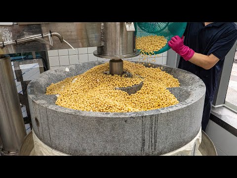 특허받은 3000만원짜리 대형 맷돌로 만든 순두부 무한리필 주는 대박집! 오픈 하자마자 손님 꽉들어차는 밥집?!/Amazing! This millstone costs $23,000