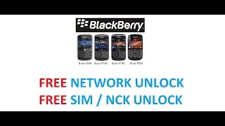 BlackBerry - Free SIM UNLOCK using Code Calculator