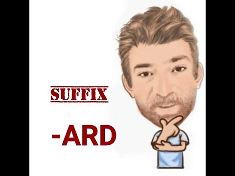 English Tutor Nick P Suffix (72) - ard (Origin)