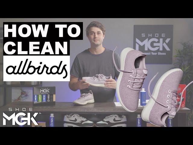 how to clean allbird shoes