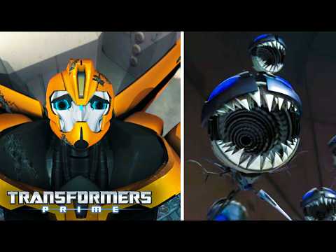 Bumblebee Under Attack! | Transformers: Prime | Scraphead | S01E07 | FULL EPISODE