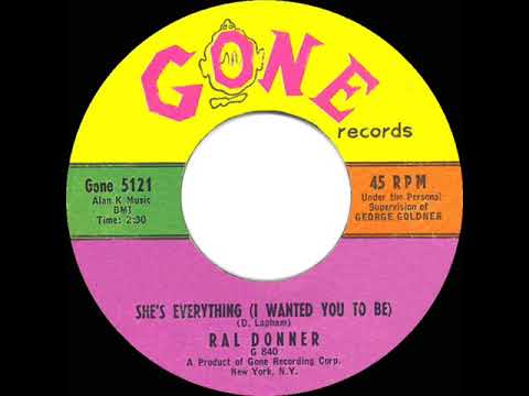 1962 HITS ARCHIVE: She’s Everything (I Wanted You To Be) - Ral Donner