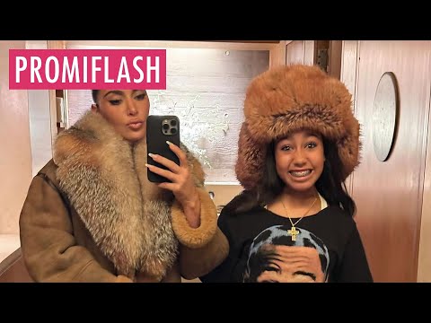 Kim Kardashian und North West beeindrucken im Partnerlook