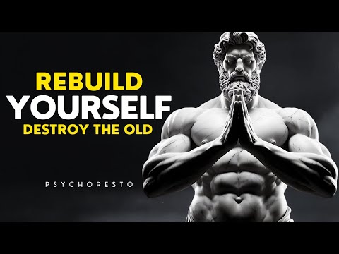 10 Stoic Rules to REBUILD YOURSELF ALONE - DESTROY THE OLD YOU | STOICISM