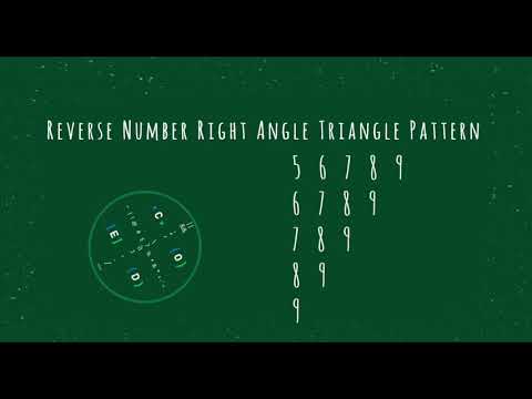 57 Number Right Angle Triangle Pattern Without Any Pre Defined Method Using While Loop In Python