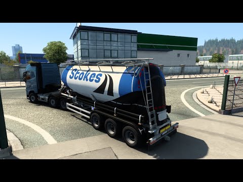 500HP Volvo FH Globetrotter - Wheat Delivered to Ostrava - Euro truck Simulator 2 - Gameplay